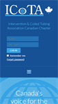 Mobile Screenshot of icota-canada.com